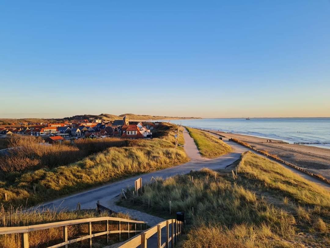 Luxe 4-Persoons Vakantiewoning Aan Zee Zoutelande Esterno foto